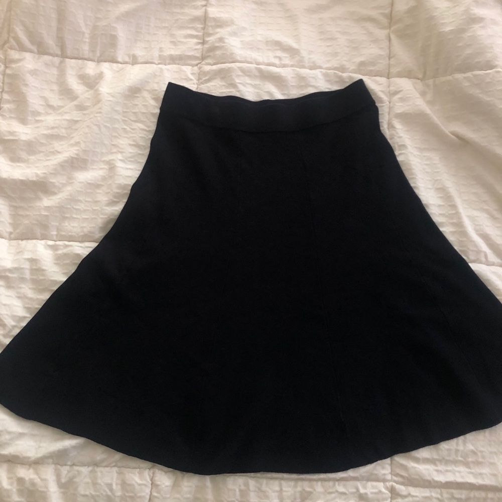 Alfani black pleated skirt